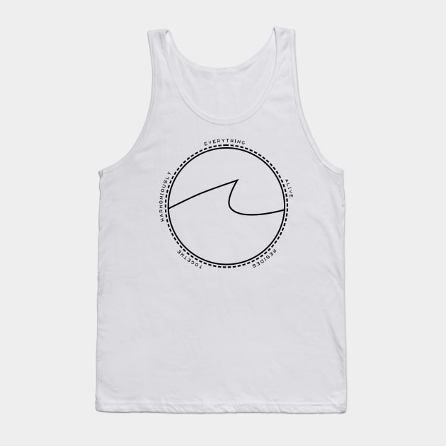 Everything Alive Resides Together Harmoniously Tank Top by PlanetNomad